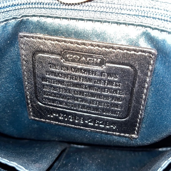 Coach Black Leopard Crossbody Purse - Picture 8 of 9